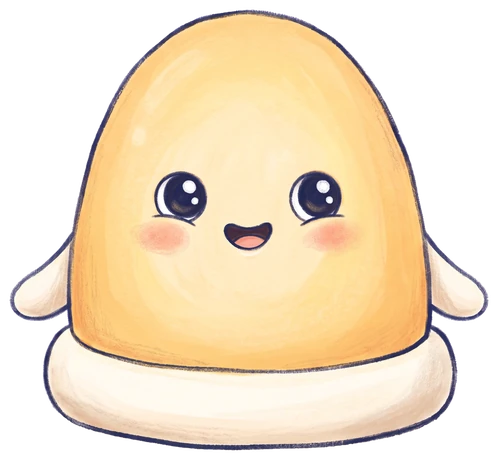 Nolly the nightlight, smiling